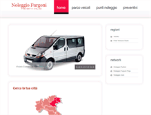 Tablet Screenshot of furgoninoleggio.info